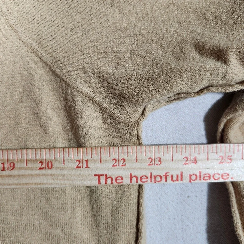 The North Face‎ Mens XL Full Zip Sweater Jacket Beige Gray Trim Outdoors